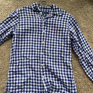 Ralph Lauren Button Down Dress Shirt (Small)